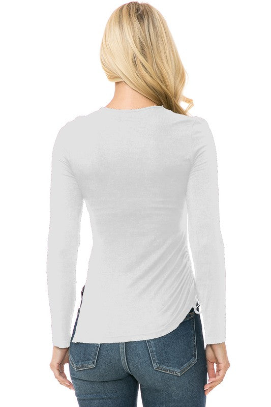Womens Knit Long Sleeve TOP - Faylinn & Co