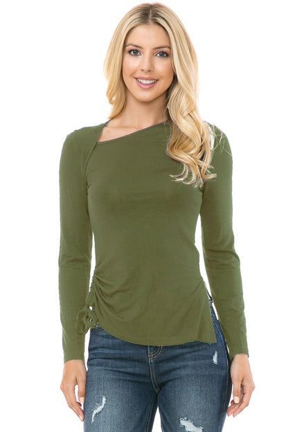 Womens Knit Long Sleeve TOP - Faylinn & Co