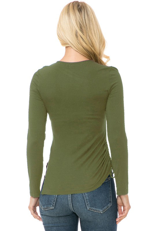 Womens Knit Long Sleeve TOP - Faylinn & Co