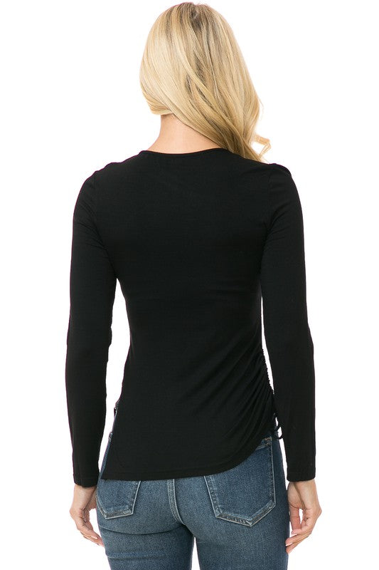 Womens Knit Long Sleeve TOP - Faylinn & Co