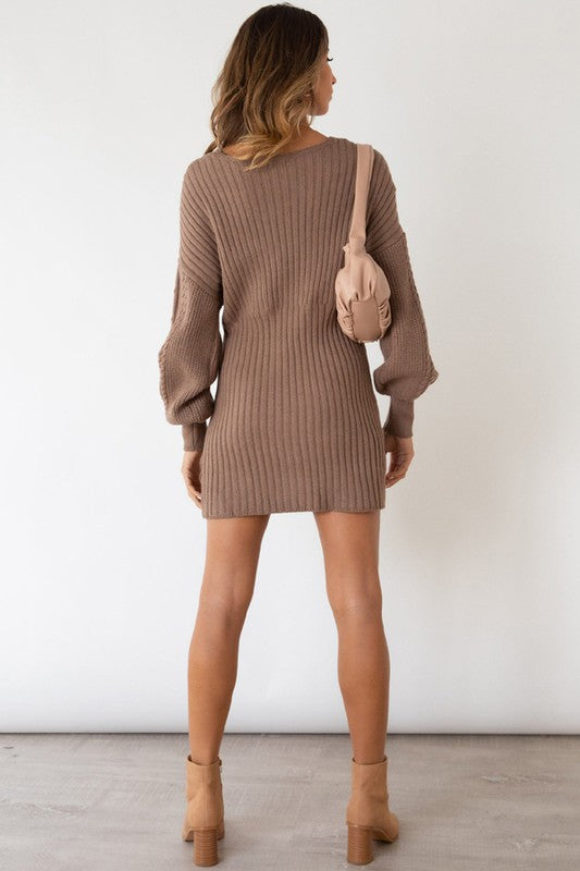 SEXY SWEATERS FASHION DRESS - Faylinn & Co