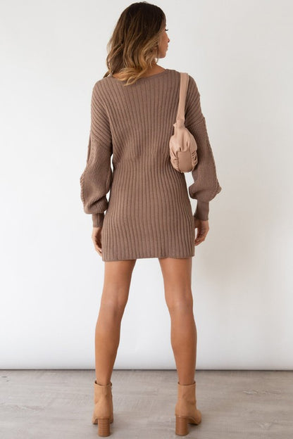 SEXY SWEATERS FASHION DRESS - Faylinn & Co