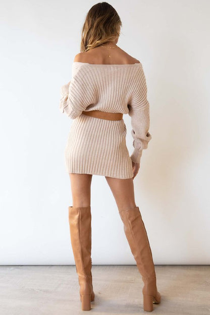 SEXY SWEATERS FASHION DRESS - Faylinn & Co
