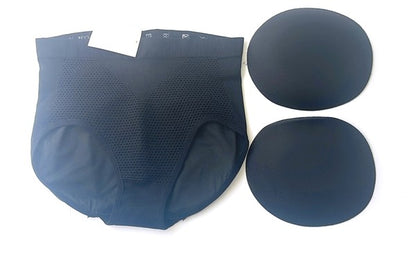 High-Waisted Padded Bottoms Briefs 98060 - Faylinn & Co