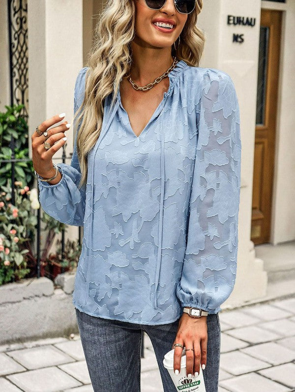 Long sleeve blouse - Faylinn & Co
