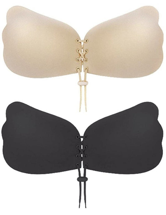 Lace-up Adhesive Bra Sticky Bra - Faylinn & Co