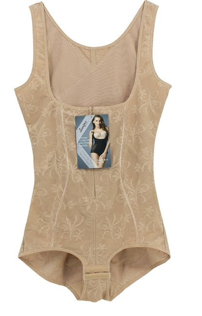 65011 Floral Mesh Body shaper With Straps - Faylinn & Co
