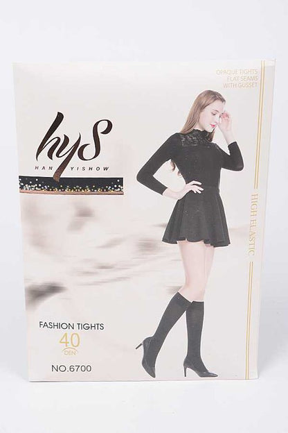 2 Tone Fashion Tights - Faylinn & Co