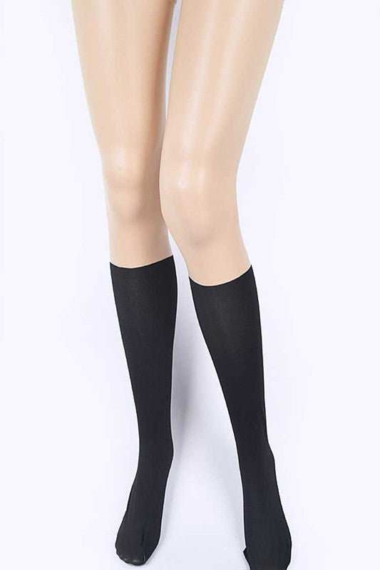 2 Tone Fashion Tights - Faylinn & Co
