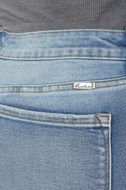 Plus Mid Rise Y2K Medium Wash Bootcut Jeans - Faylinn & Co