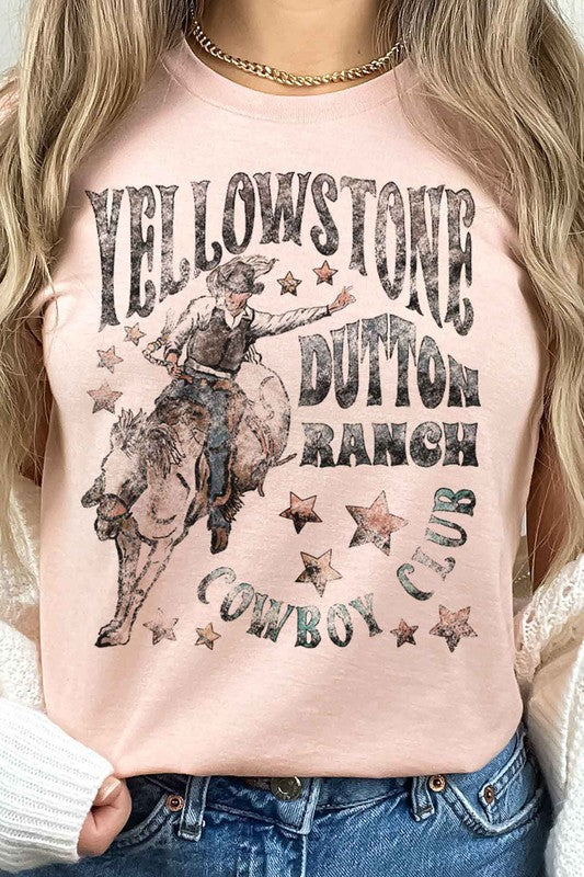 YELLOWSTONE OVERSIZED GRAPHIC TEE / T-SHIRT - Faylinn & Co