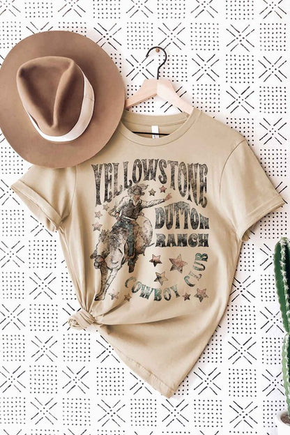 YELLOWSTONE OVERSIZED GRAPHIC TEE / T-SHIRT - Faylinn & Co