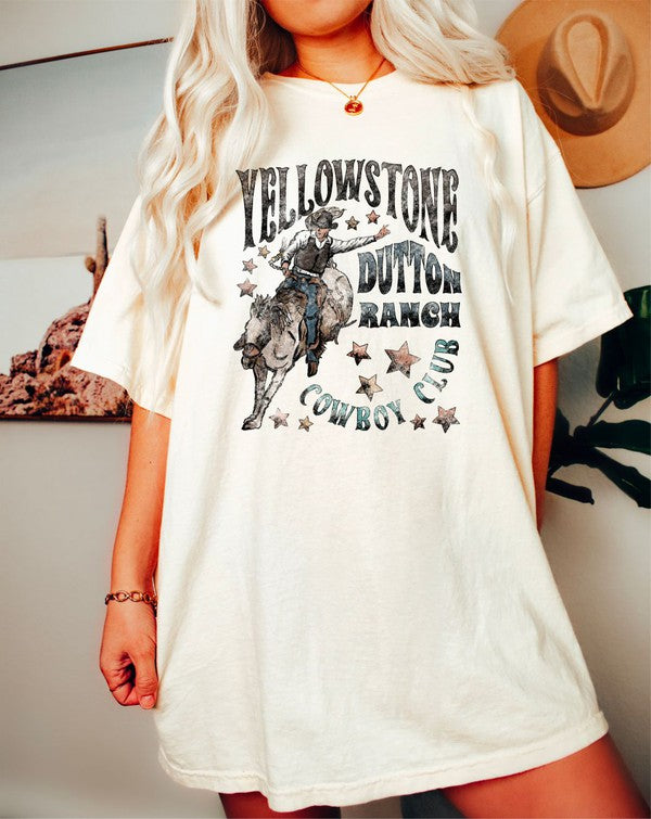Yellowstone Cowboy Club Graphic Tee - Faylinn & Co