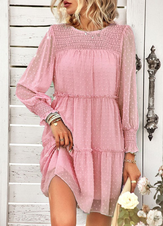 Swiss Dot Tiered Dress - Faylinn & Co