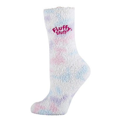 Womens Fuzzy Crew Socks - Fluffy Stuff - Faylinn & Co