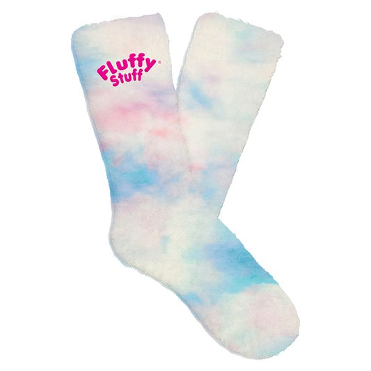 Womens Fuzzy Crew Socks - Fluffy Stuff - Faylinn & Co