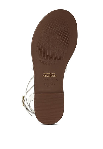 CORRIANE Studs Embellishment Strappy Sandals - Faylinn & Co