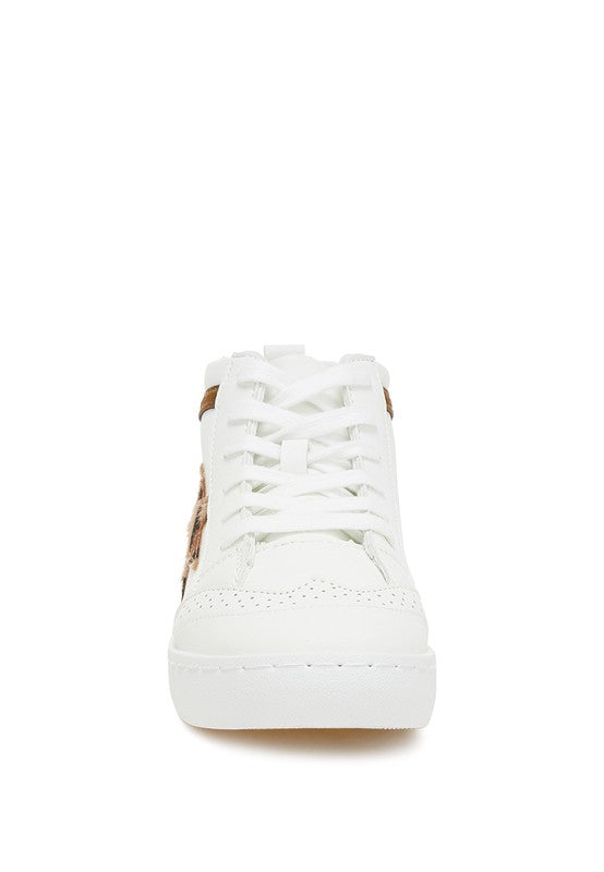 Sonic Star High Ankle Sneakers - Faylinn & Co
