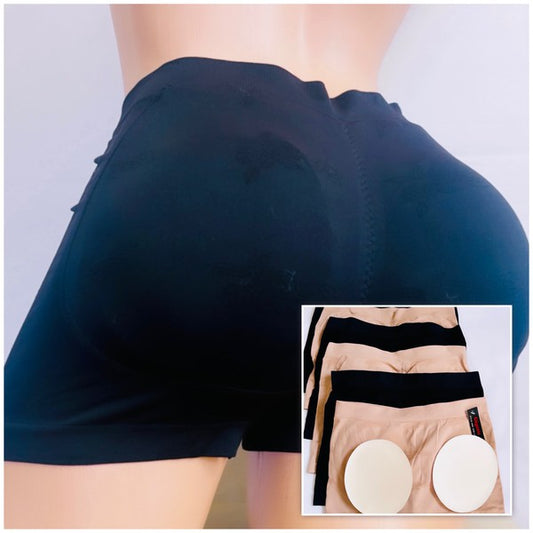 Padded Bottom Boyshort Short Booster Fake Butt - Faylinn & Co
