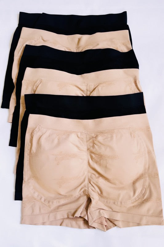 Padded Bottom Boyshort Short Booster Fake Butt - Faylinn & Co