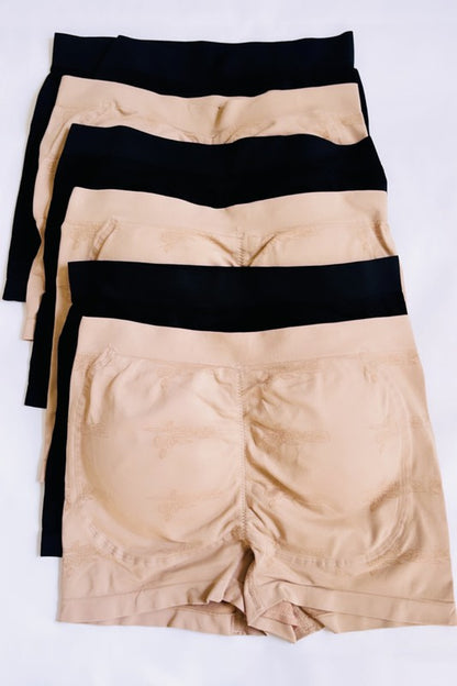 Padded Bottom Boyshort Short Booster Fake Butt - Faylinn & Co