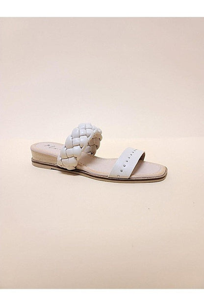 SILAS-SLIDE SANDALS - Faylinn & Co