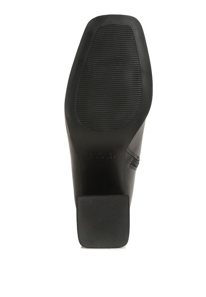 Cox Cut Out Block Heeled Chelsea Boots - Faylinn & Co