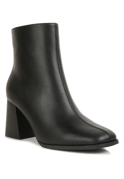 Cox Cut Out Block Heeled Chelsea Boots - Faylinn & Co