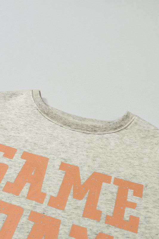 Black Game Day Graphic Sweatshirt - Faylinn & Co