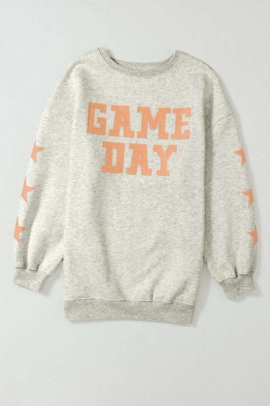 Black Game Day Graphic Sweatshirt - Faylinn & Co
