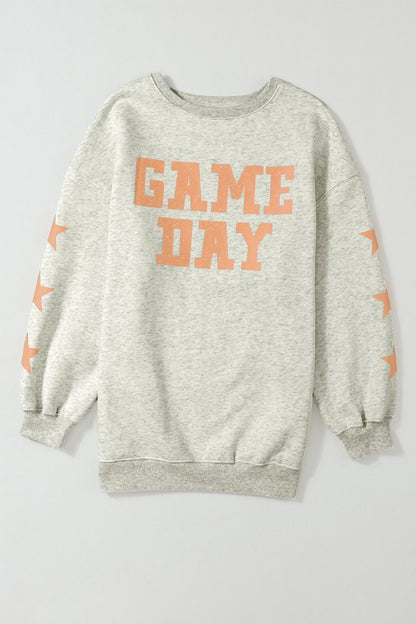 Black Game Day Graphic Sweatshirt - Faylinn & Co