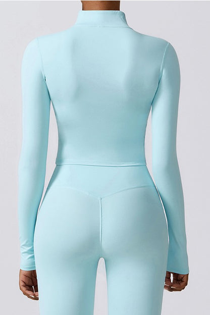 Quick-drying long sleeve yoga suit sports tops - Faylinn & Co