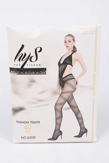 Ribbon Wrapped Opaque Premium Tights - Faylinn & Co