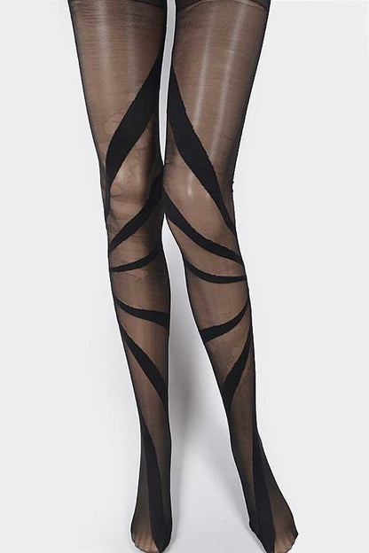 Ribbon Designed Premium Tights - Faylinn & Co