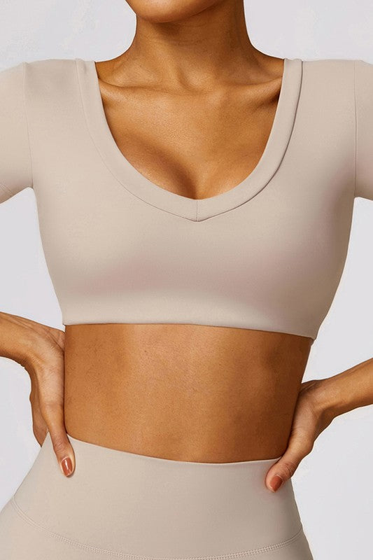 High strength tight yoga clothes tops - Faylinn & Co