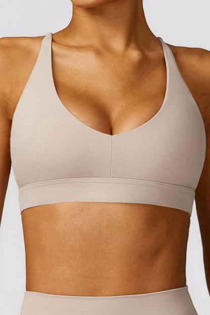 Tight brushed back yoga bras - Faylinn & Co