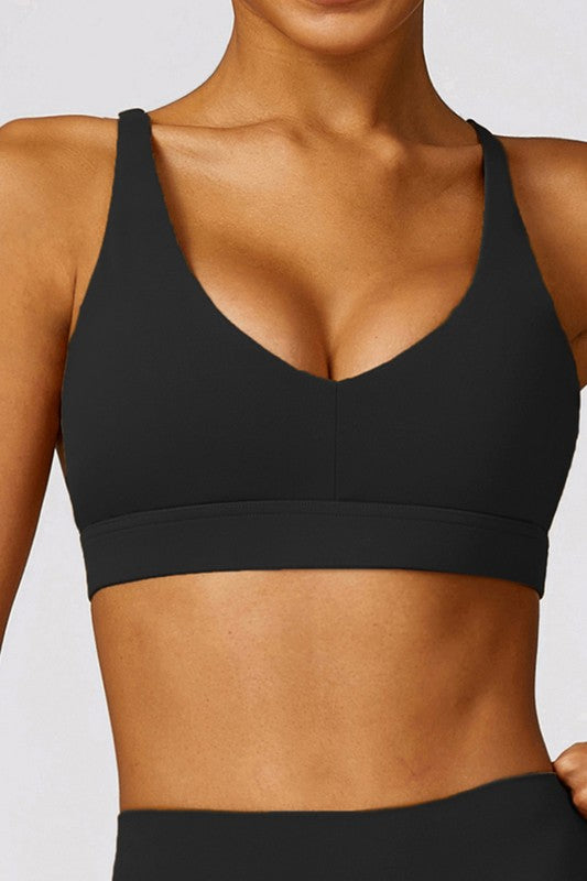 Tight brushed back yoga bras - Faylinn & Co
