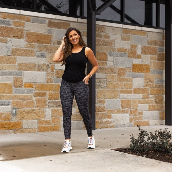 Maverick Camo Full Length Leggings - Faylinn & Co