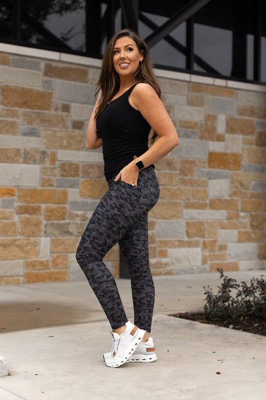 Maverick Camo Full Length Leggings - Faylinn & Co