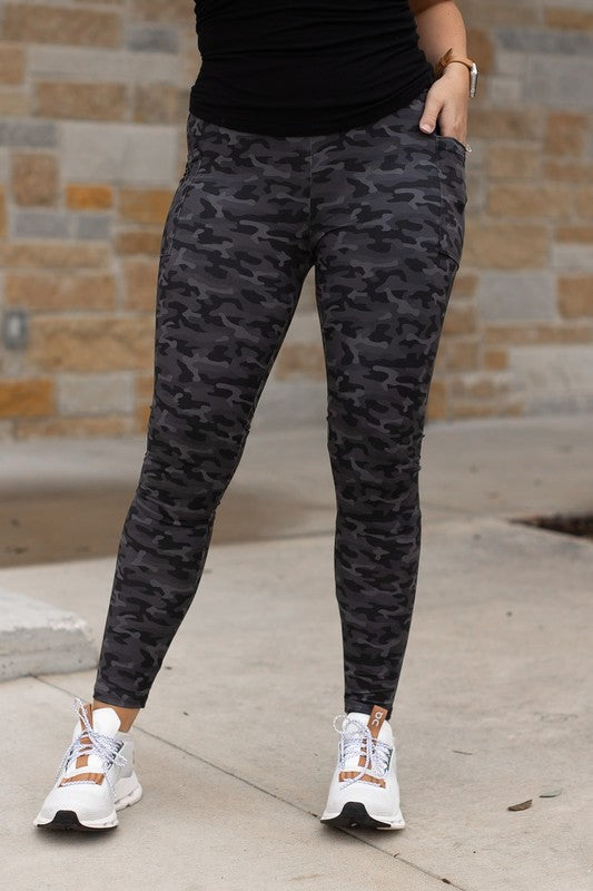 Maverick Camo Full Length Leggings - Faylinn & Co