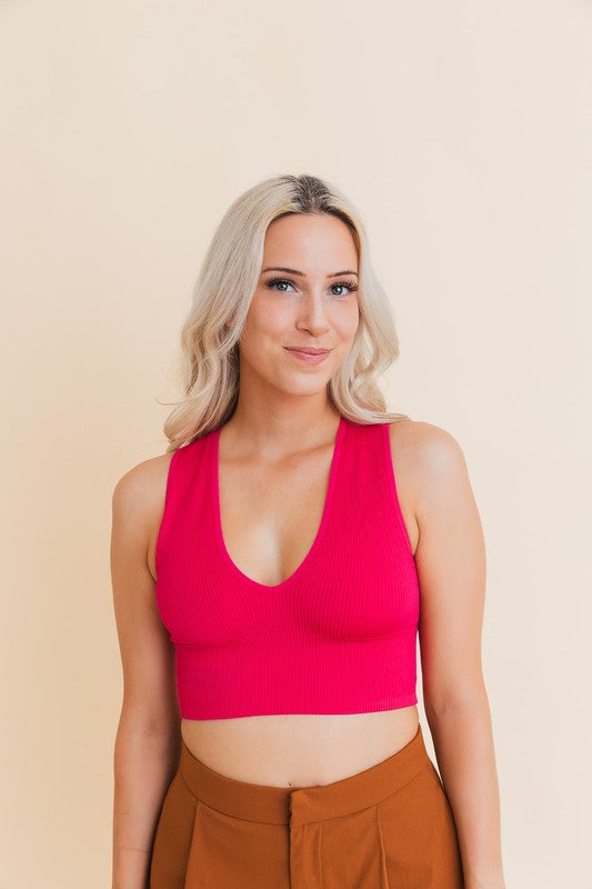 Ultra Comfy Everyday Ribbed Crop Top - Faylinn & Co