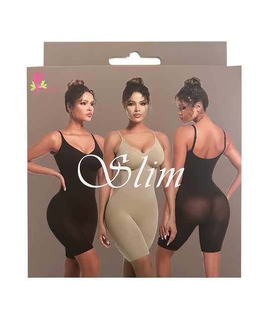 Seamless Sculpt Mid Thigh Bodysuit 9266 - Faylinn & Co