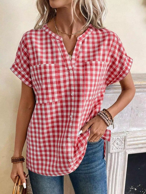 Gingham top - Faylinn & Co