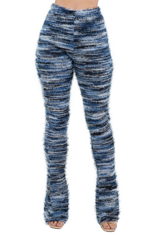 WOMEN COMFY FLUFFY KNIT LEGGINGSWEAT PANTS - Faylinn & Co