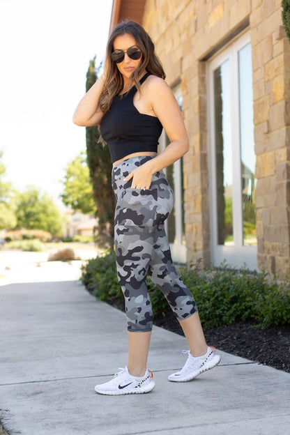Ace Camo Capri's - Faylinn & Co