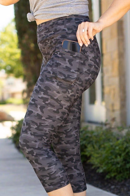 Maverick Camo Capri's - Faylinn & Co
