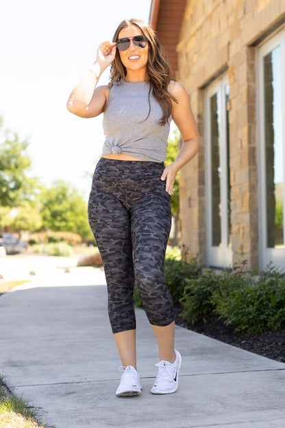 Maverick Camo Capri's - Faylinn & Co