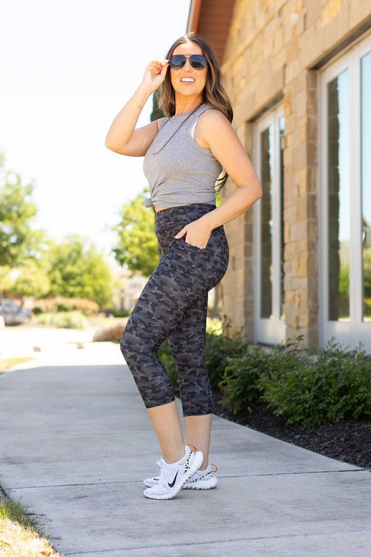 Maverick Camo Capri's - Faylinn & Co