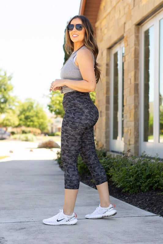 Maverick Camo Capri's - Faylinn & Co