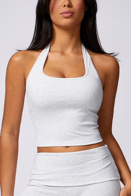 Halterneck running fitness yoga sports bras - Faylinn & Co